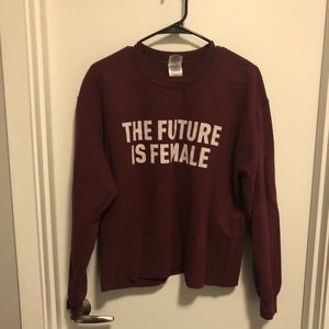 ‘The Future is Female’ Crew Neck Sweatshirt